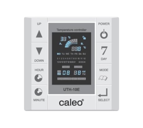 Терморегулятор встраиваемый (программируемый) Caleo UTH-10E