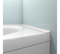 Акриловый Плинтус бордюр для ванной BNV ГЛ24 75 сантиметров, правая сторона 4603320007788
