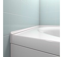 Акриловый Плинтус бордюр для ванной BNV ГЛ12 75 сантиметров, левая сторона 4603320007719
