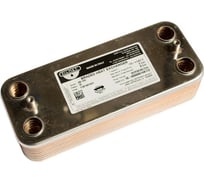 Паяный теплообменник Zilmet ZВ190 - 16Р, соединение o-ring (148мм), р-ры:190x77 мм, рабочее давление А-В- 8 бар, С-D- 3 бара 17B1901601
