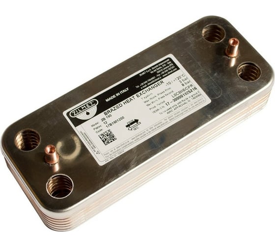 Паяный теплообменник Zilmet ZВ190 - 24P 17B1902400 1