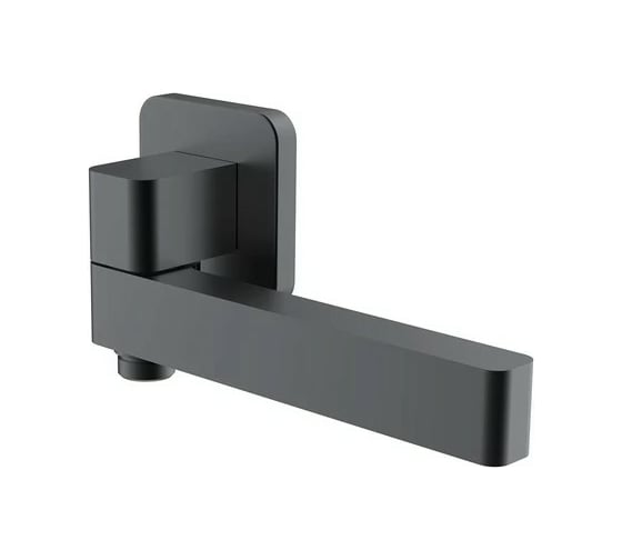 Излив скрытого монтажа IDDIS Slide черный матовый SLIBL0Si63