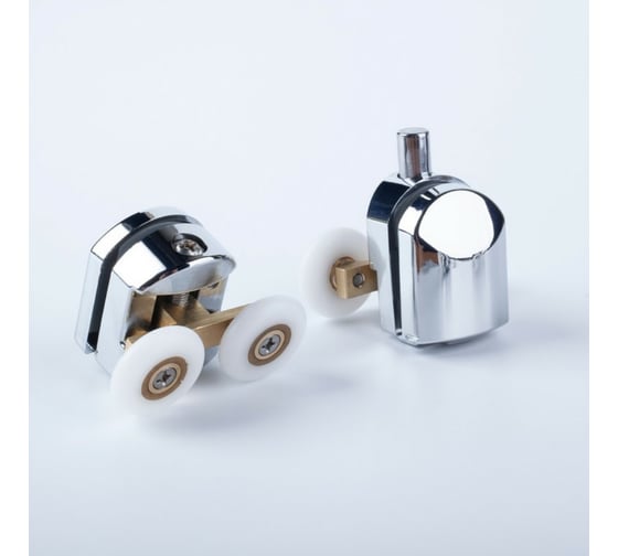 Ролики IDDIS 2 верхних, 2 нижних, двойные, D=23 мм, хром, стекло 5-6 мм 966D23C6DZ