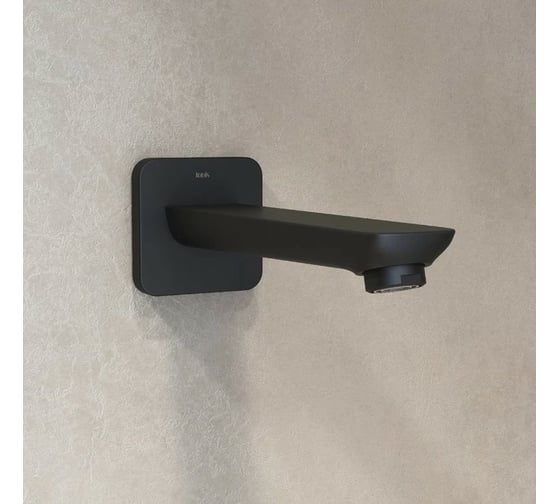 Излив скрытого монтажа IDDIS Slide черный матовый SLIBL00i63