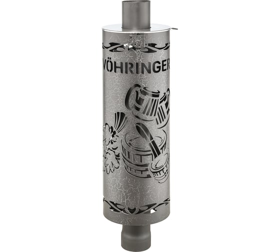 Дымоход для печи банной отопительной VOHRINGER D115 economiser_kozhuh_shaika 1