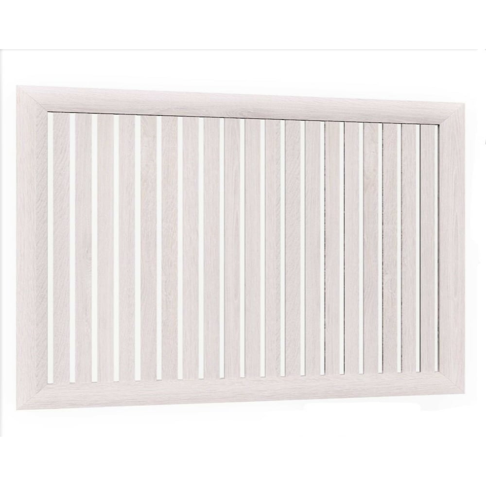 Реечный экран для радиатора Стильный Дом 120x60 см, Ясень белый v530743 ...