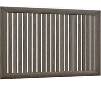 Реечный экран для радиатора Стильный Дом 120x60 см, Ясень темный v530750