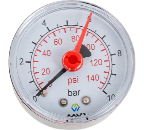 Аксиальный манометр MVI до 10 бар, D50 мм, подключение G1/4 AM.5010.03