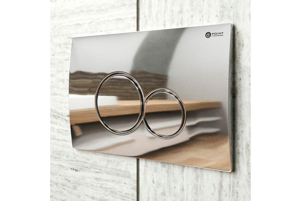 Клавиша смыва для инсталляции Point Виктория хром PN44061C - выгодная ...