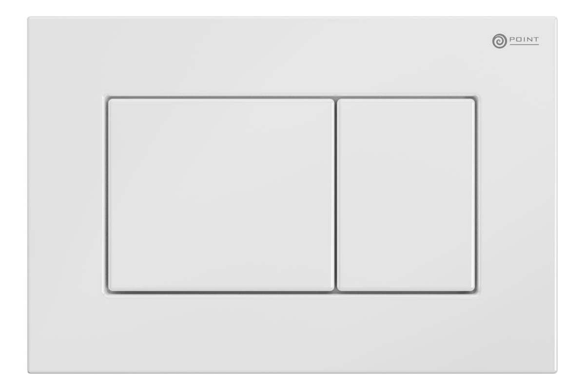 Клавиша смыва для инсталляции Point Ника белая PN44081W - выгодная цена ...