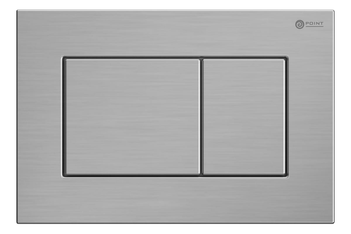 Клавиша смыва для инсталляции Point Ника сталь брашированная PN44081SB ...