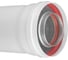 Коаксильный раструбный удлинитель дымохода ROMMER 60/100 l 1000 RCA-6010-001000 RG0091CSP6HDAF 2