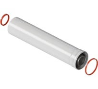 Коаксильный раструбный удлинитель дымохода ROMMER 60/100 l 1500 RCA-6010-001500 RG0091CSP6H5QE