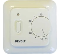 Терморегулятор Devolt TR-16m, 3.6 кВт, 16 А, бежевый DEVOLTTR16MB