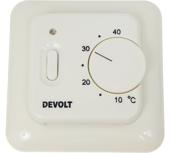 Терморегулятор Devolt TR-16m, 3.6 кВт, 16 А, белый DEVOLTTR16MW 26024525