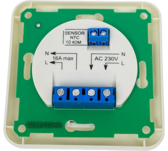 Терморегулятор Devolt TR-16m, 3.6 кВт, 16 А, белый DEVOLTTR16MW