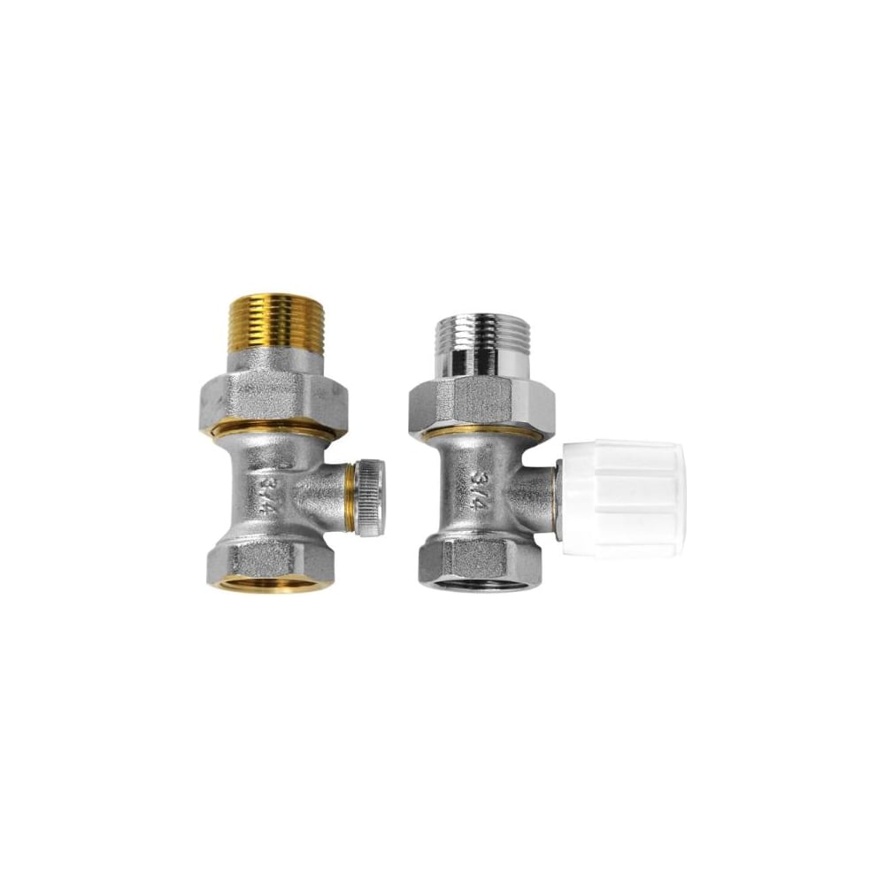 Комплект ручной регулировки для радиатора AQUALINK 1/2\" прямой клапан ...