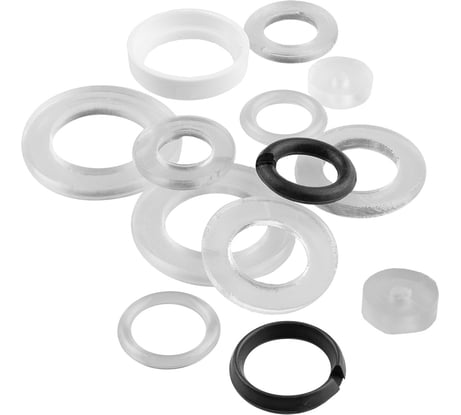 Набор прокладок для смесителя Сантехник № 2 MasterProf ПВХ ИС.130256