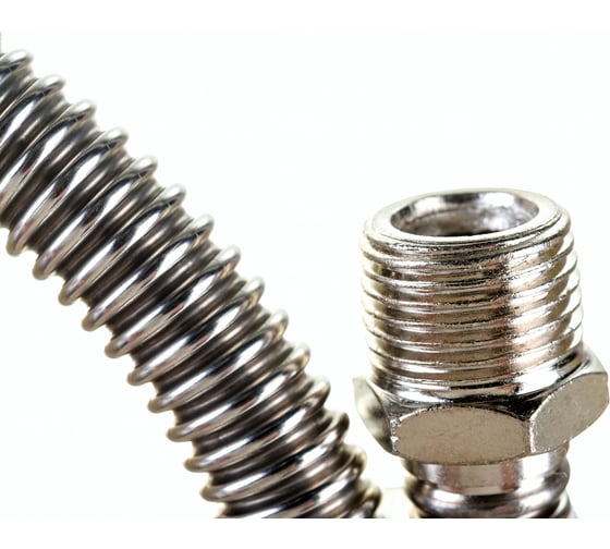 Сильфонная подводка для газа Overcon 1/2", 100 см, в/н 00000000447 ИС.100688