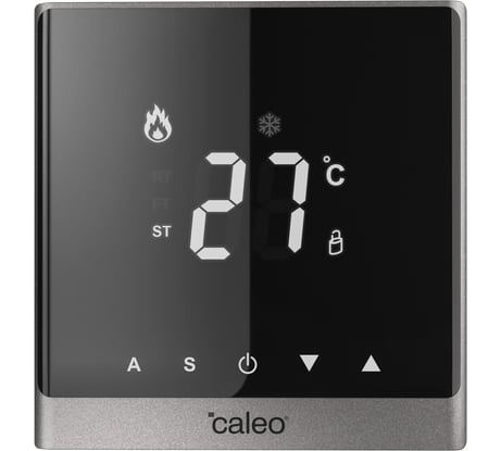 Терморегулятор Caleo c732 встраиваемый, цифровой, 3,5 кВт (серебристый) 0К-00000782