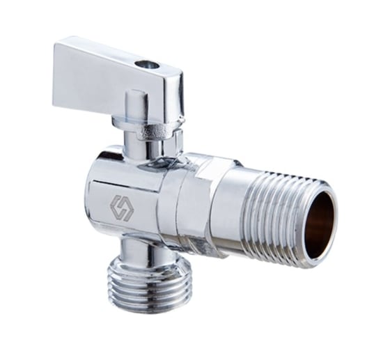 Кран угловой для подключения сантехнических приборов MVI 1/2x1/2 (5 шт.в уп.) BV.463.04 1