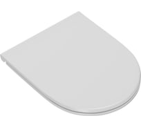 Крышка-сиденье Point афина, дюропласт, микролифт для унитаза, белая PN46041