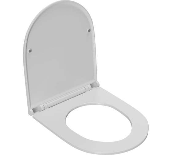 Крышка-сиденье Point афина, дюропласт, микролифт для унитаза, белая PN46041