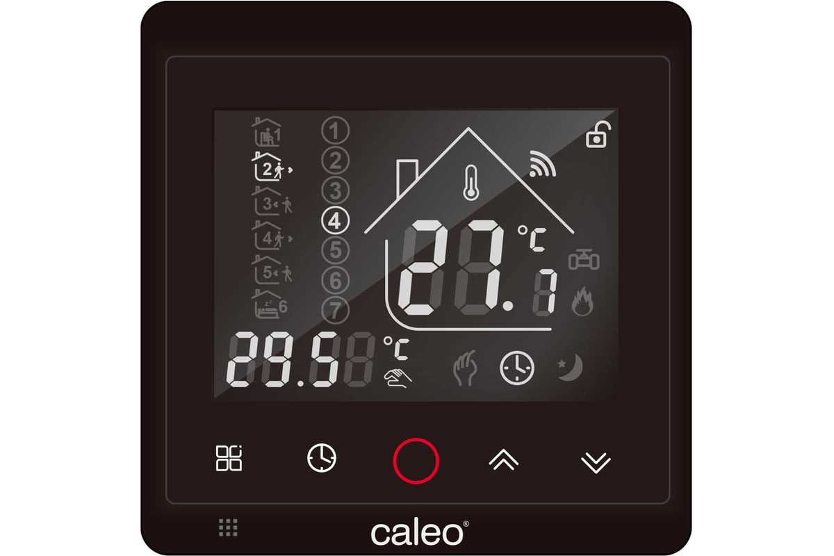 Терморегулятор caleo 320 на дисплее ошибка