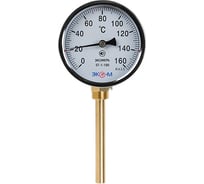 Биметаллический термометр ЭКО-М ЭКОМЕРА радиальный БТ-1-100-160С-L100-РИ