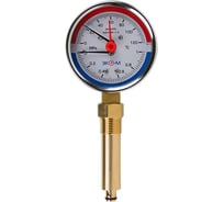 Термоманометр ЭКО-М Экомера с переходником на G1/2 МД04-80-G-1МПа-120-L-60-РИ