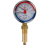 Термоманометр ЭКО-М Экомера с переходником на G1/2 МД04-80-G-1,6МПа-120-L-40-РИ