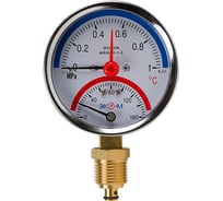 Термоманометр ЭКО-М Экомера с переходником на G1/2 МД04-80-G-1МПа-160-РИ 25979135