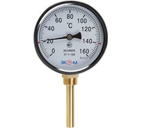 Биметаллический термометр ЭКО-М ЭКОМЕРА радиальный БТ-1-100-160С-L60-РИ