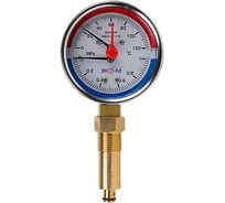 Термоманометр ЭКО-М Экомера с переходником на G1/2 МД04-80-G-1МПа-120-L-40-РИ