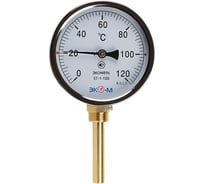 Биметаллический термометр ЭКО-М ЭКОМЕРА L=60 радиальный БТ-1-100-120С-L60-РИ 25979297