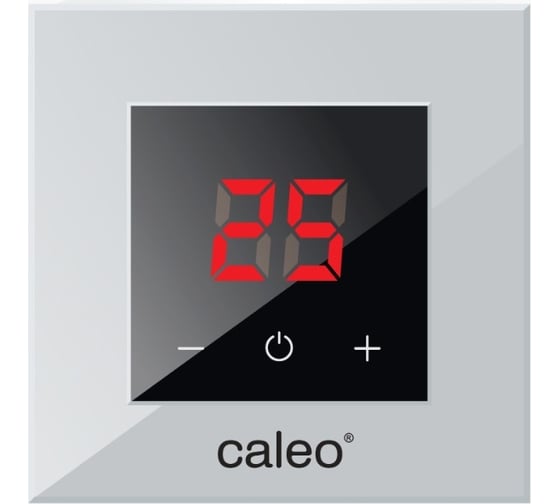Терморегулятор CALEO NOVA встраиваемый, цифровой, 3,5 кВт, серебристый УП-00000355