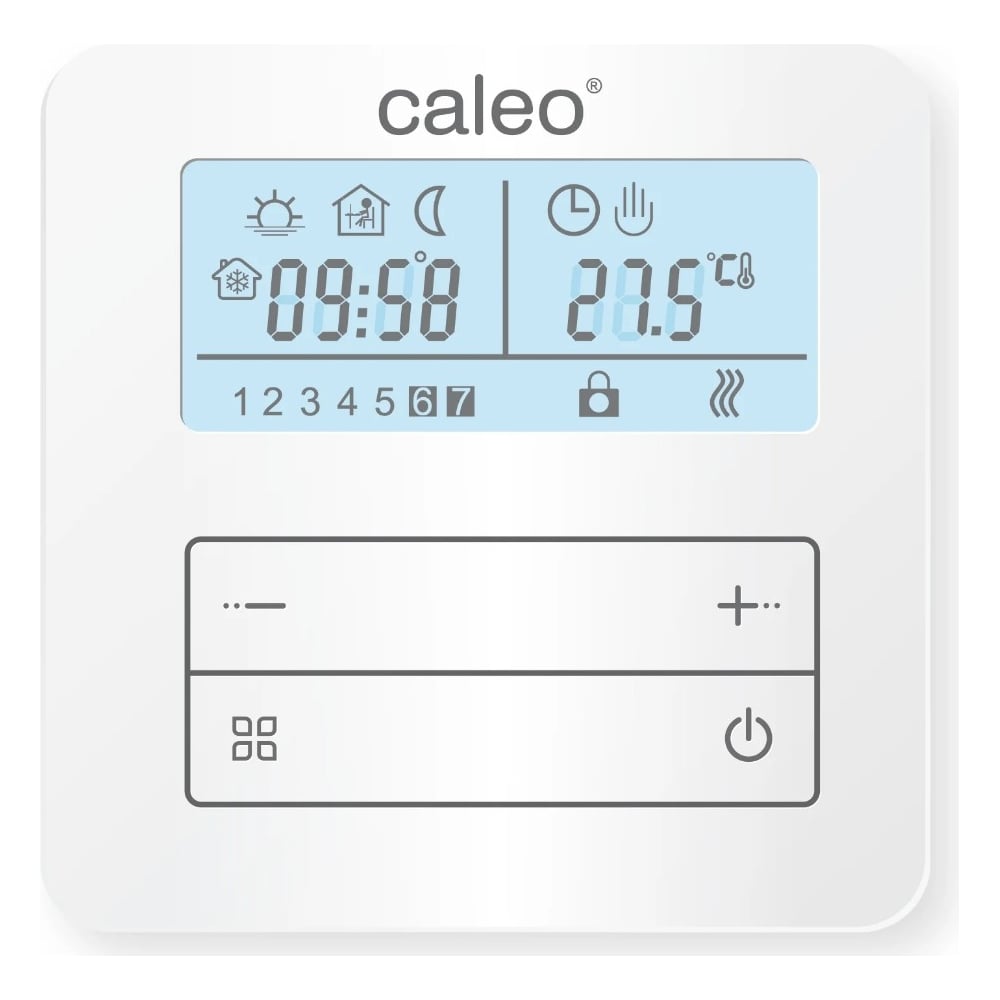 Терморегулятор CALEO С950 накладной, цифровой, программируемый, 3,5 кВт .