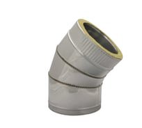 Изолированный отвод РОССТИН 45 D300-350 (304-0.5/430-0.5) НФ-00000727