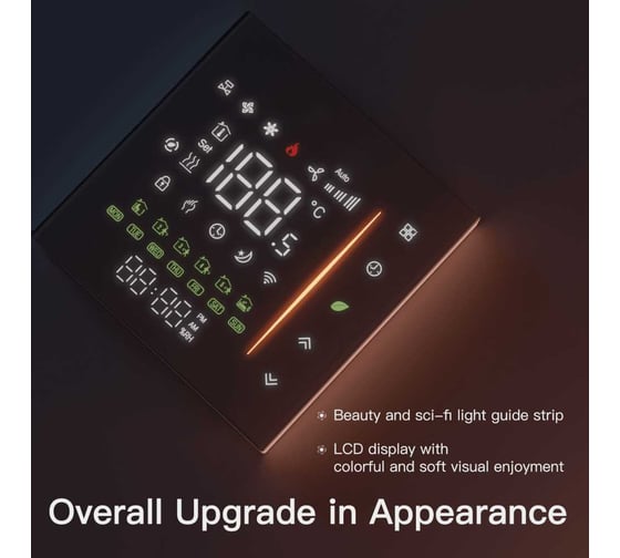 Термостат Zigbee Smart Thermostat Moes ZHT-006-GB-WH-MS