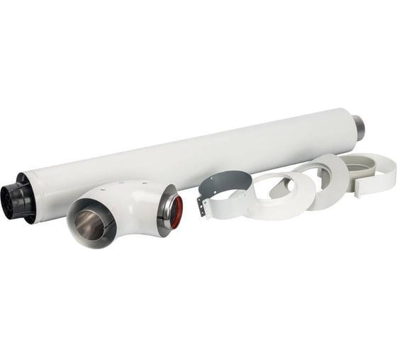 Комплект коаксиальный для прохода через стену STOUT Sca-6010-230850 (совместим vaillant pro, plus, protherm пантера, гепард) 60/100, 850 мм RG008P19SQ1GN2 1