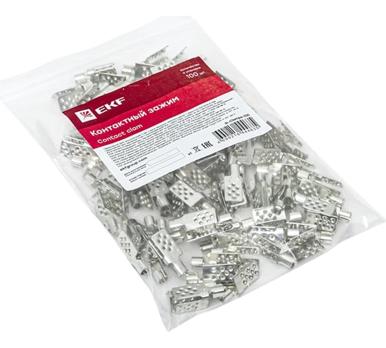 Контактный зажим EKF (упаковка 100 шт.) Ik-Clamps-100