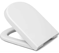 Сиденье HARO Style с микролифтом, быстросъемное, дюропласт, белое 537285