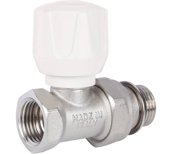 Ручной терморегулирующий клапан STOUT Svr-2122-100015 прямой 1/2" (с дополнительным уплотнением) RG008VL0HTPO1T