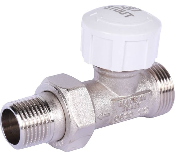 Термостатический клапан STOUT Svt-0001-100015 прямой, 1/2" х 3/4"ек RG008UEA8S63G0