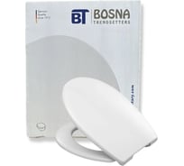 Сиденье Bosna Berlin с крышкой микролифт быстросъемное дюропласт белое 542875