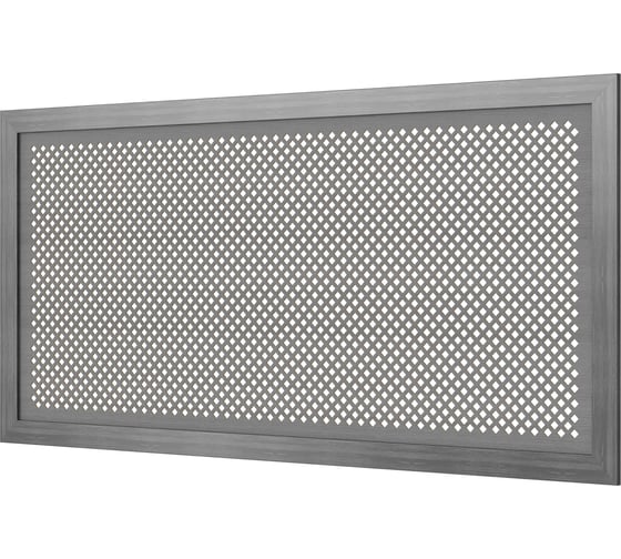 Декоративный экран для радиаторов и батарей Cosca Decor Стандарт 570x1170 мм, дуб серый, дедало, рамка СПБ078764