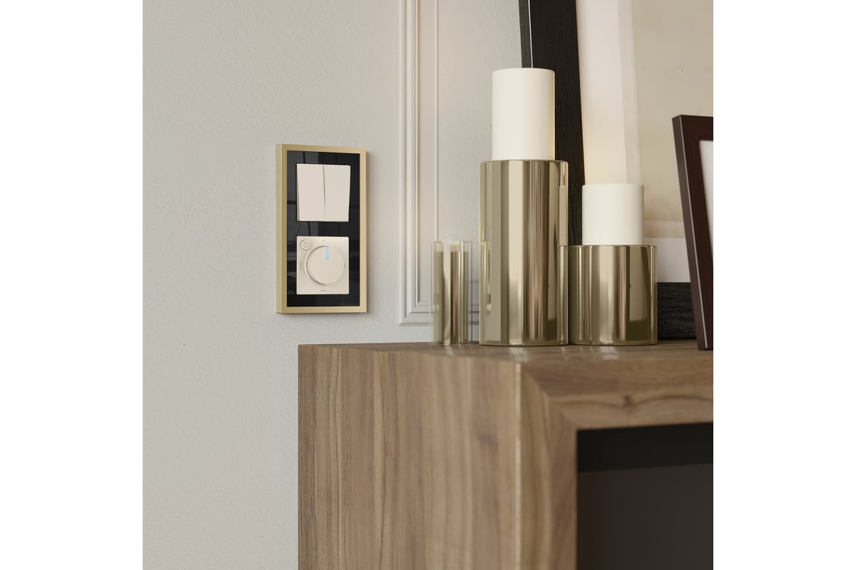 Электромеханический терморегулятор для теплого пола WERKEL айвори ...