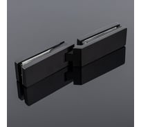 Петля стекло-стекло SERVICE PLUS 135, черный матовый, sus304 P03-104BLK/sus304