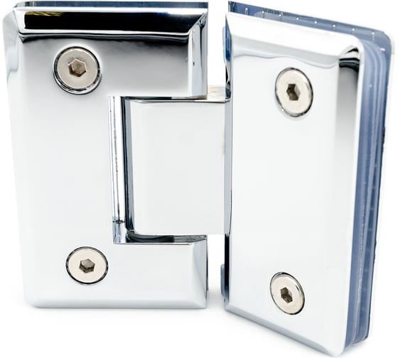 Петля крепление стекло-стекло SERVICE PLUS 135, хром глянцевый CL-405Z-PC