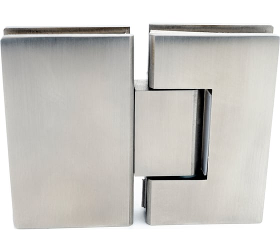 Петля крепление стекло-стекло SERVICE PLUS 180, хром матовый CL-104S-MC 1
